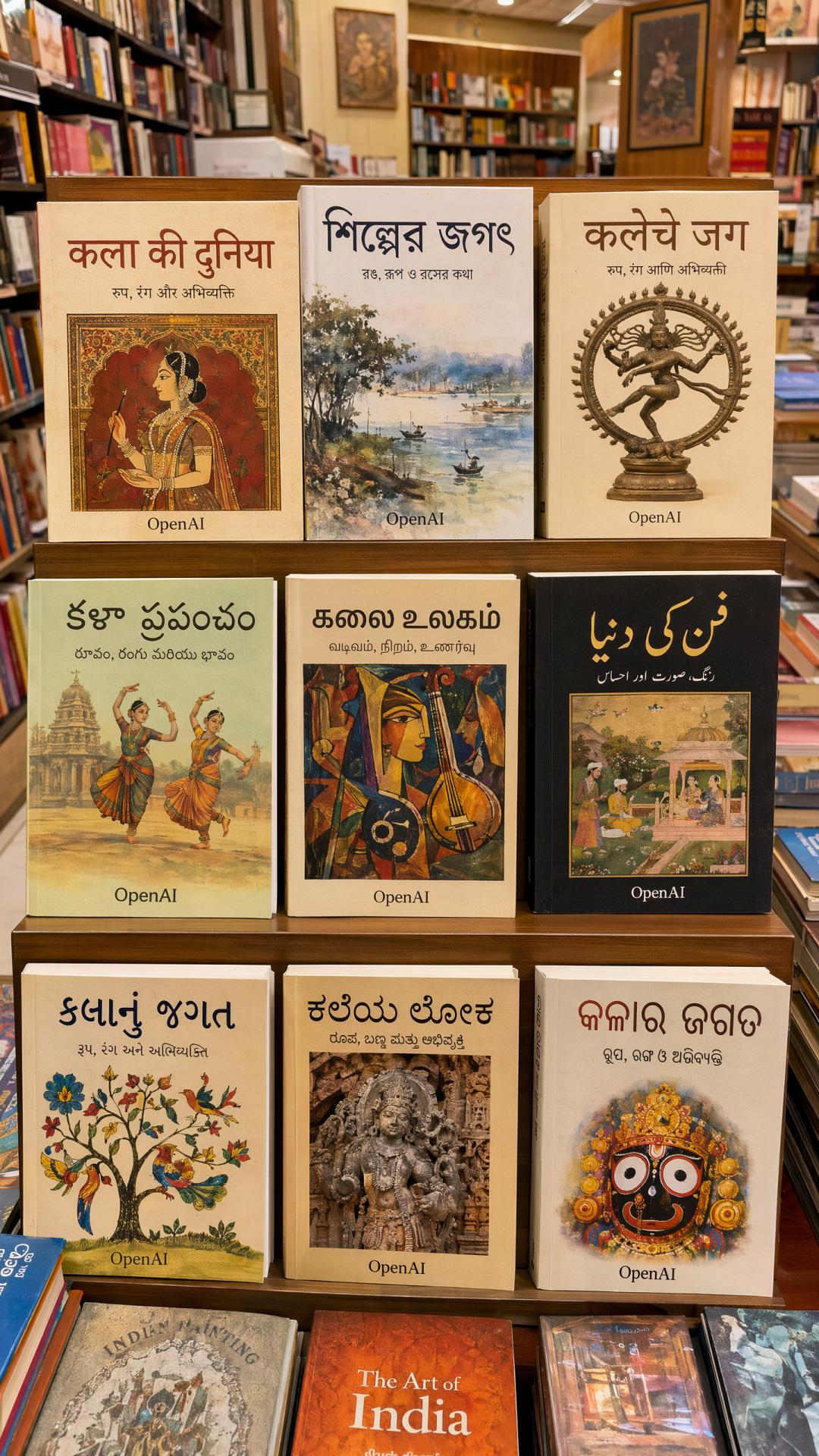 Image 11: Indian Bookstore Display